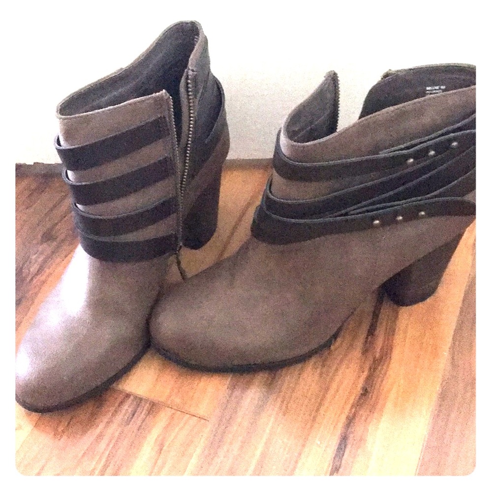 Brown booties